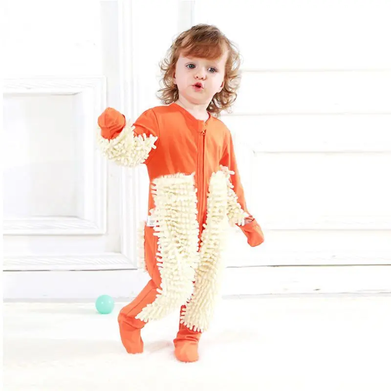 HONGBO Bamboo/Spandex Baby Mop Onesie Infant Baby Girls Boys
