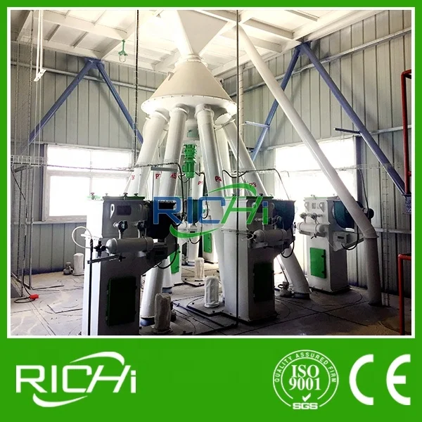 Small Output 3~5t/h Chicken/cattle Farm Machines/animal Feed Processing Plant