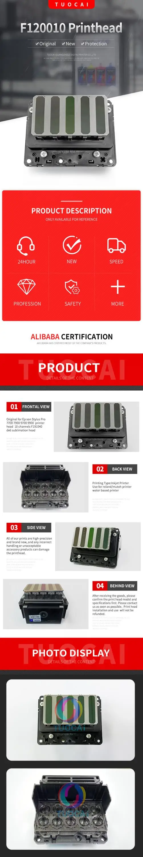 Dx6 Printhead For Inkjet Printer Cabezal Dx6 Print Head F120010 Dx6