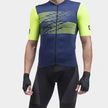 Sublimation Print Men's Cycling Jersey Road Bike Shorts Sleeves Tops Breathable Shorts Cycling Clothing Set For Men