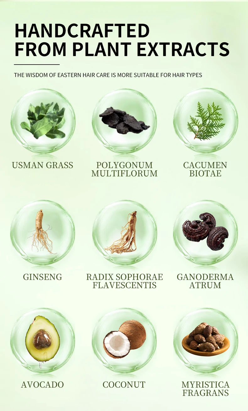 Wholesales Greenlem Usman Grass Soap Hair Care Soap with Platycladus Leaf & Amino Acid Hair Strengthening Usman Grass Soap(pic5)