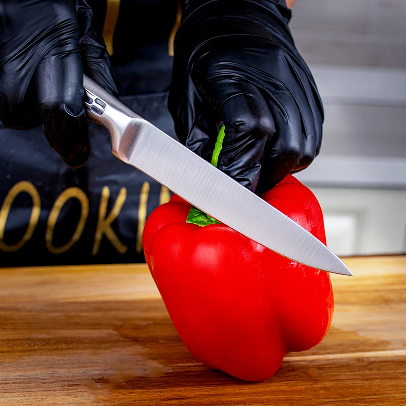 Wholesale 5 PCS Japanese Sharp Chef Knife S/S 410 Handle Stainless Steel Kitchen Knife Set