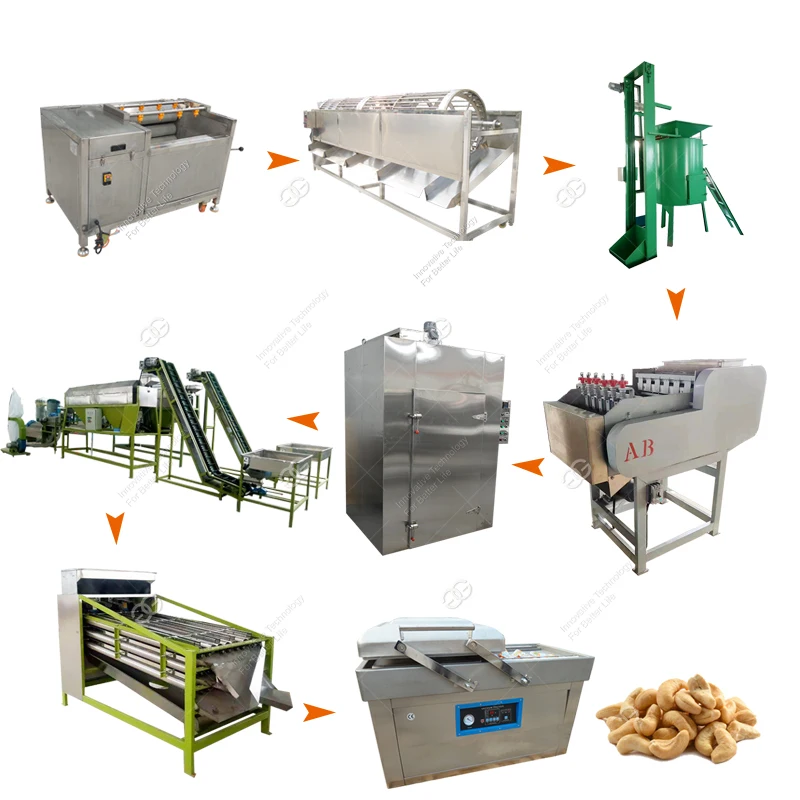 Small Automatic Raw Cashew Nut Processing Plant Machine in Sri Lanka