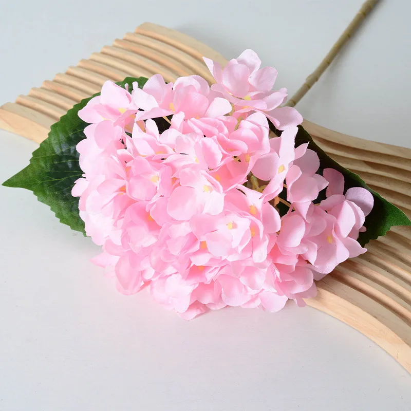 Silk Flower Heads Hydrangea With Stems Artificial Hydrangea Flowers For