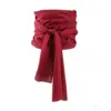Dark red (waist scarf)
