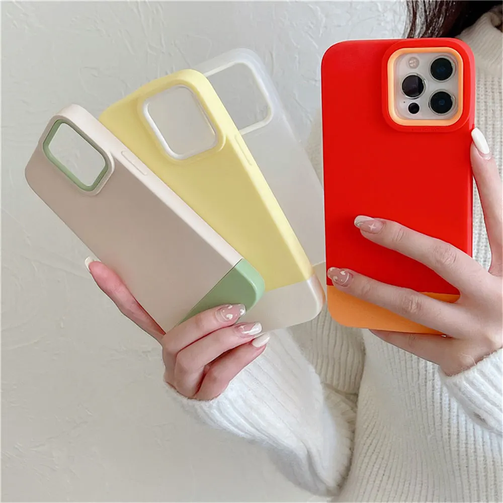 Liquid Silicone Phone Case For Iphone 15 14 13 12 11 Xr Xs Max Pro Plus Tpu Simple Multiple Colors Sjk412 Laudtec details