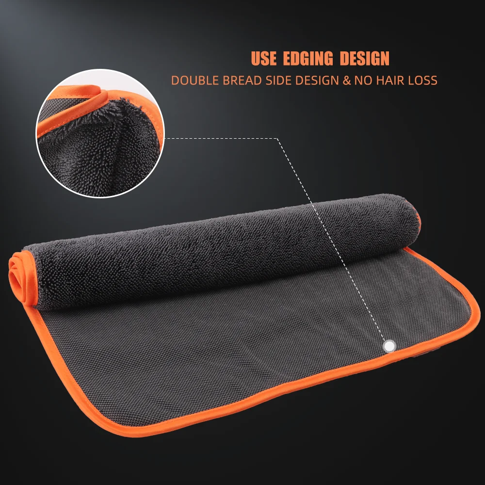 SPTA Microfiber Drying Towels Car Wash Microfiber Towel Car Care Auto Cleaning Drying Cloth