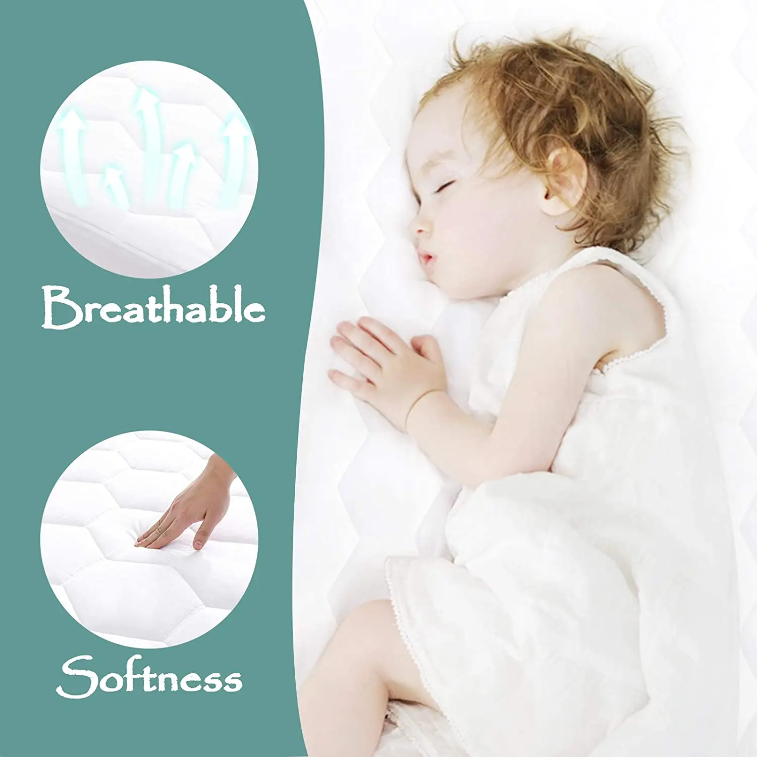 Protège-matelas & Sur-matelas • Blanc Cerise