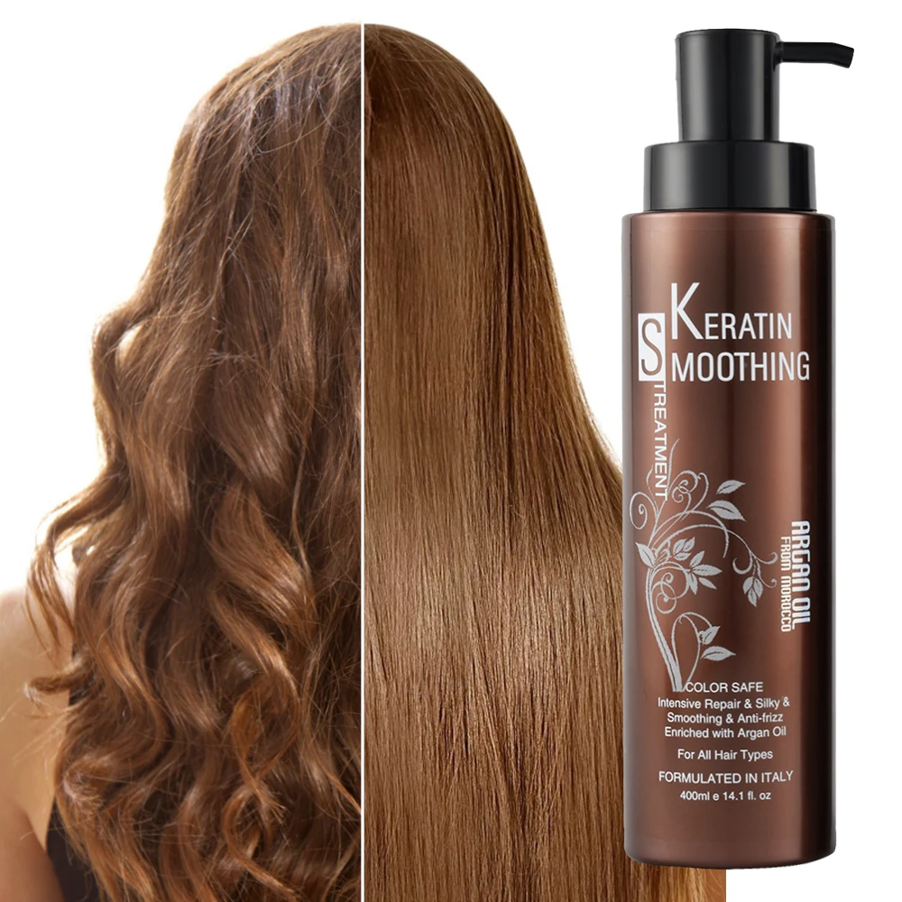Professional Salon Use Smoothing Hair Straightening Cream Brazilian Protein  Keratin Hair Treatment
