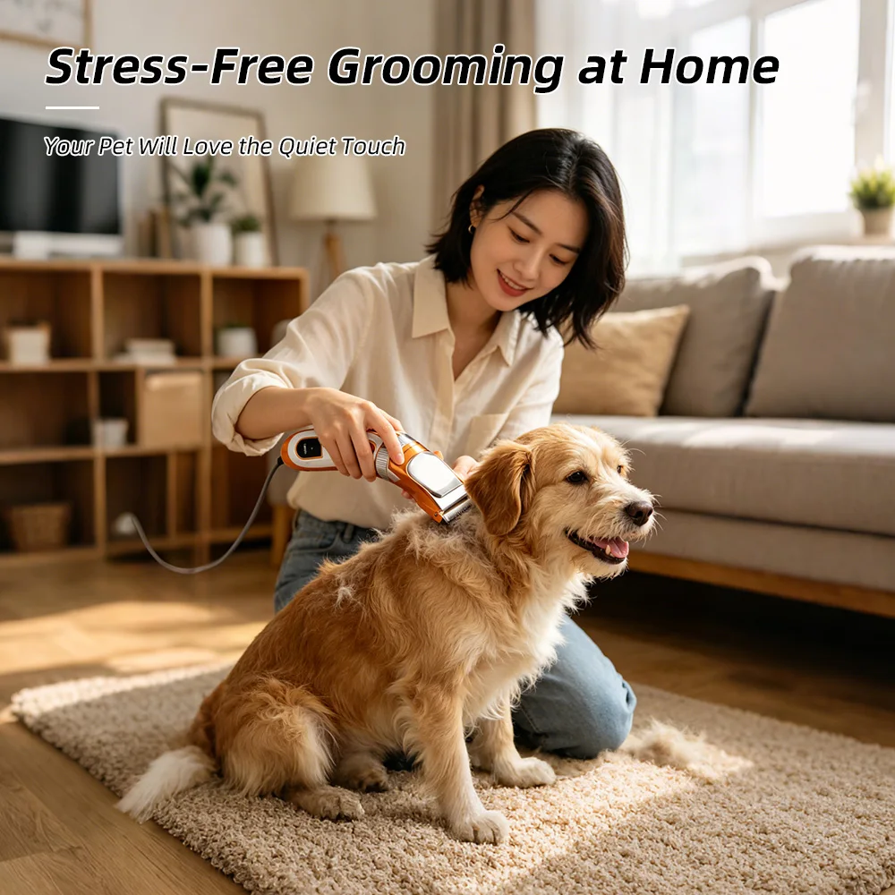 Wholesale Dog Shaver Clippers High Power Low Noise Chargeable Eco-Frie - product detail 5