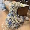 Blu e bianco intrecciato - 15m
