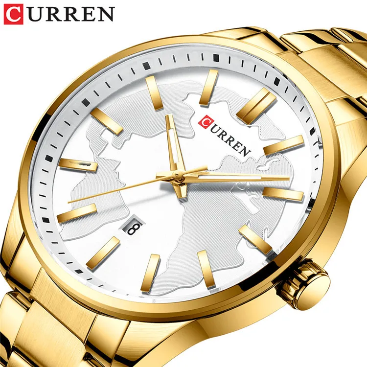 Alibaba.com: CURREN 8366 Quartz Watch with stainless steel  display picture 2