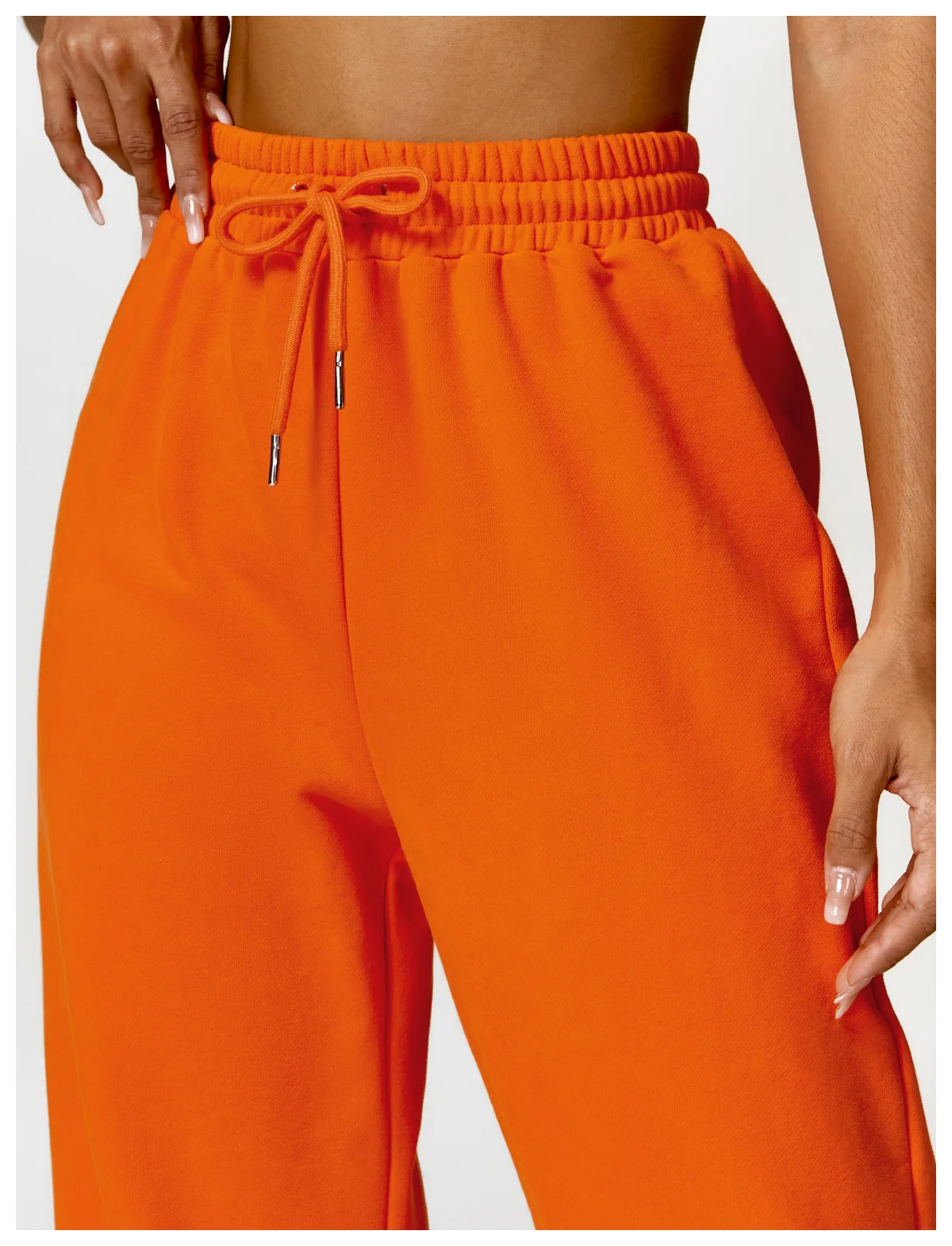 Heydone Custom Women Loose Gym Fitness Outdoor Casual Pants Cotton