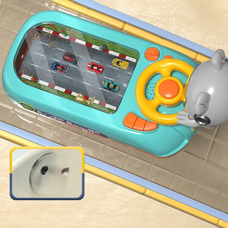 Samtoy B/o Educational Interactive Simulate Table Car Racing Adventure Game Kids Steering Wheel