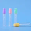 Clear bottle with light pink pump