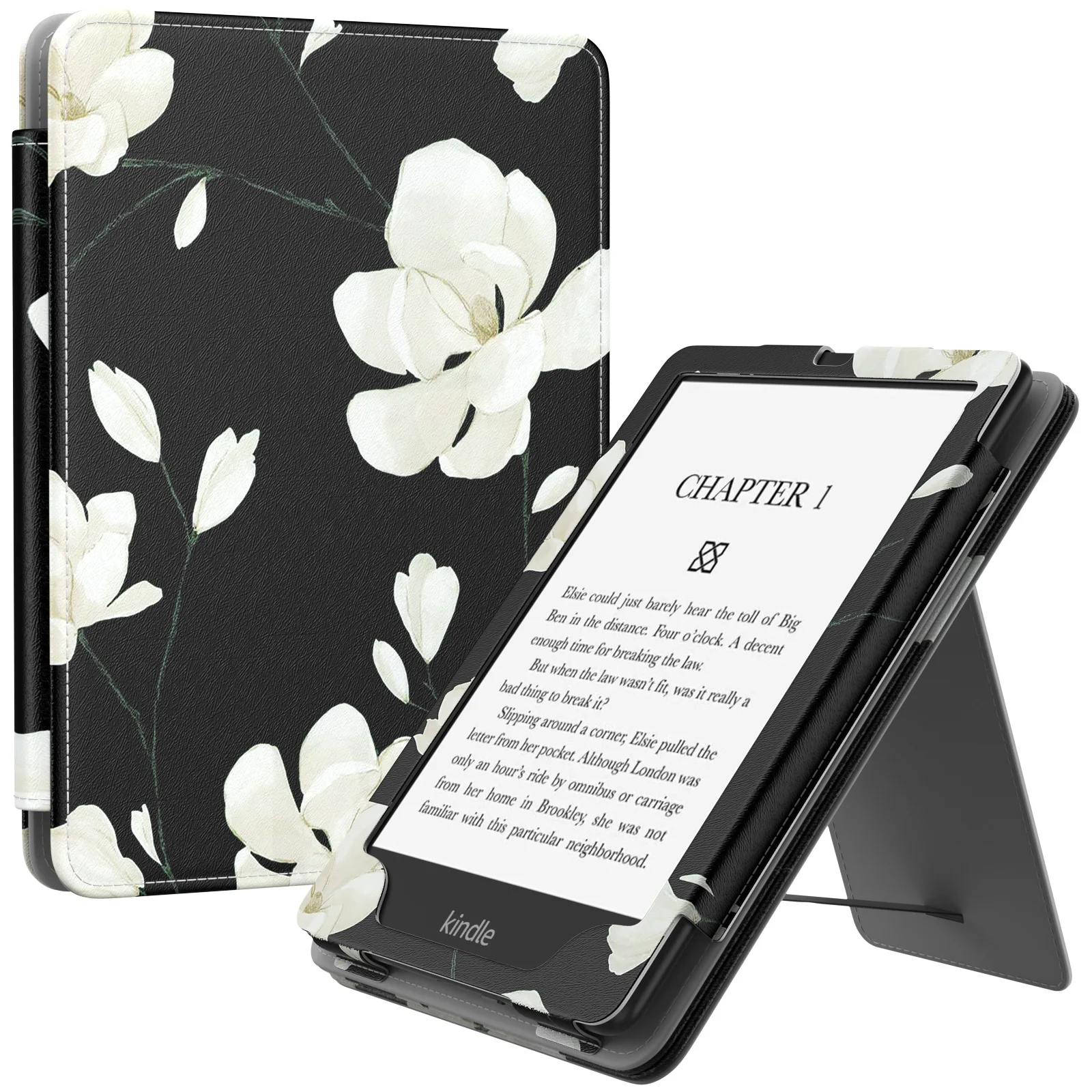 Fintie Case for Kindle Paperwhite (11th Generation 2021) ＆ Kindle  Paperwhite Signature Edition [Corner Protection] Hard Back Shell Cover with  Hand