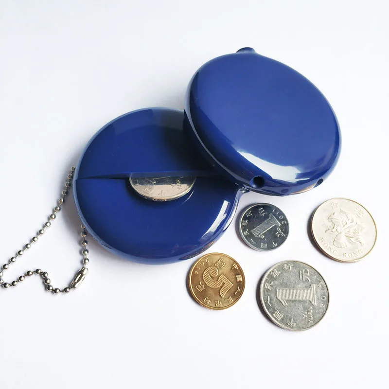 Wholesale Factory supply custom PVC coin purse round shape plastic