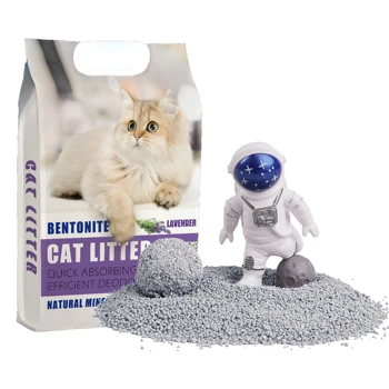OEM/ODM Cat Sand Low Price Light Weight Irregular Natural Mineral Cat Litter Bentonite