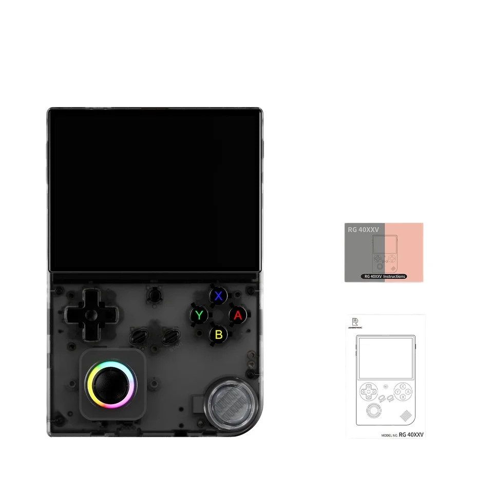 Amber Nick's Mini RG40XxV Vertical Version 4-Inch Handheld Dual Joystick Game Console with New Wi-Fi Ambient Light Open Source