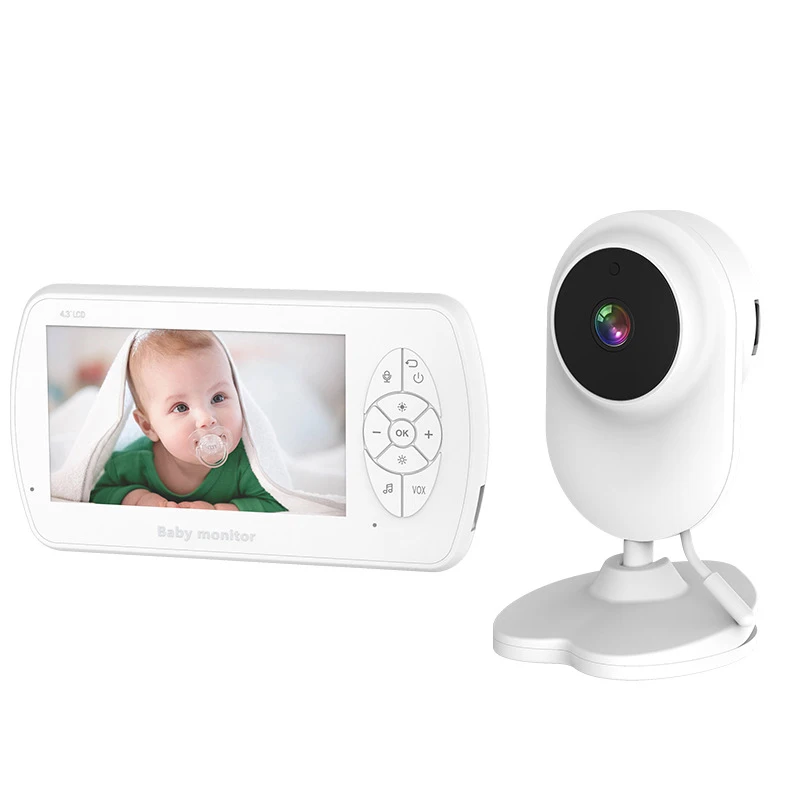 
 4,3 дюймов 1080p Smart Wifi аудио HD Домашняя безопасность для помещений беспроводной Babyfoon CCTV ребенок температура видео монитор с камерой  