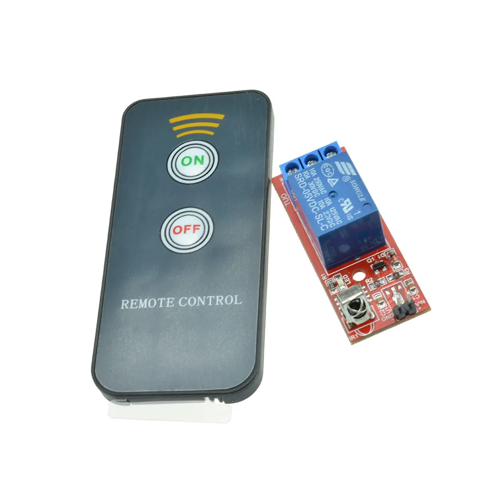 Infrared Receiver IR Relay Driver Board Module 5V/12V 1/2 Key Remote Control