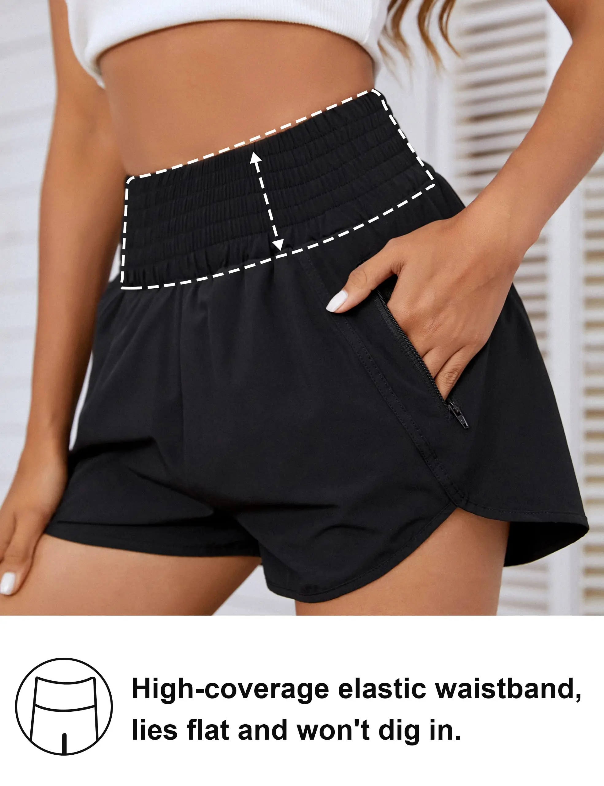 High Waist Training Shorts