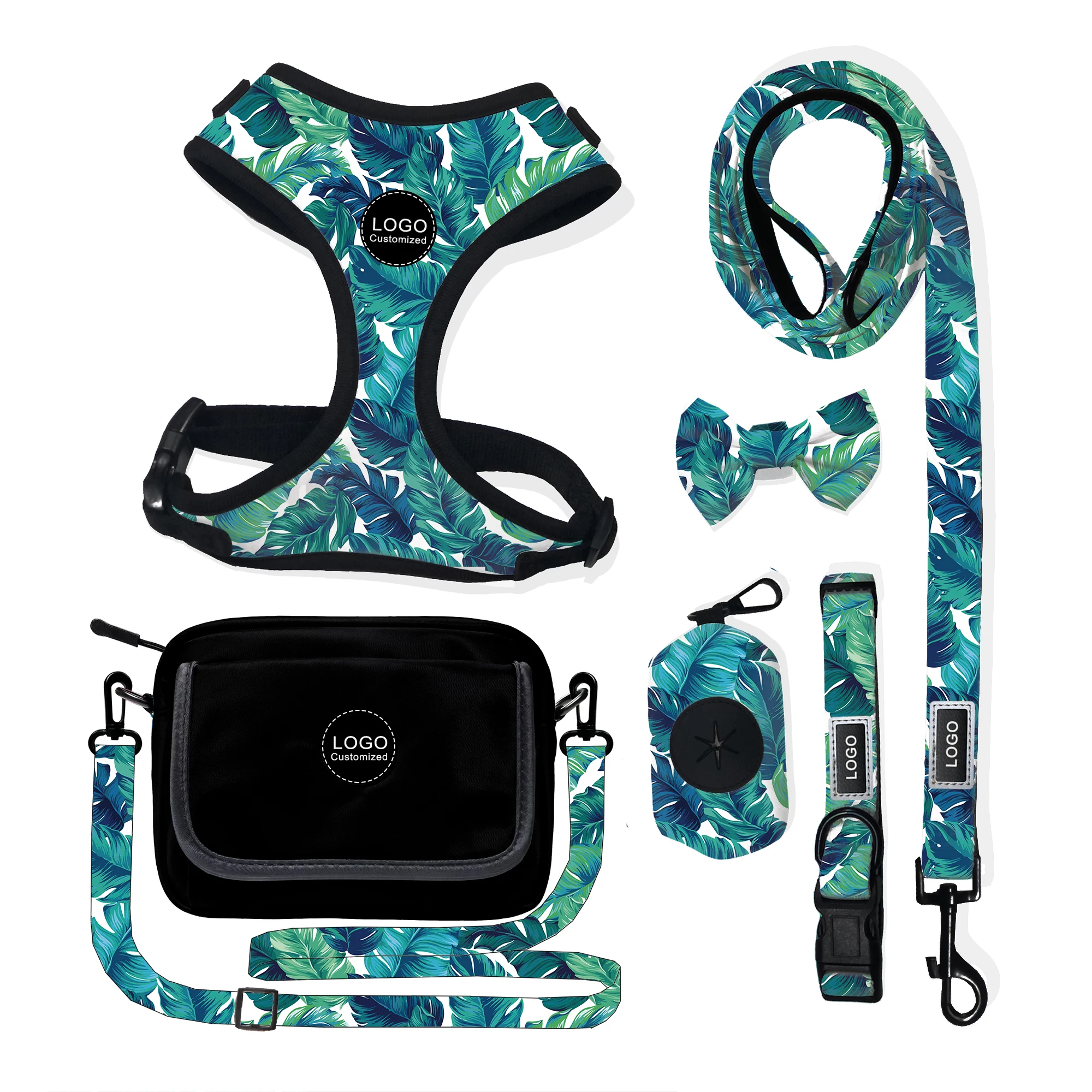 Dog Harness 2022 Fashion Accesorios Para Mascotas Sex Women with Dog Pet Harness with Shoulder Bag Custom Dog Vest Collar Leash