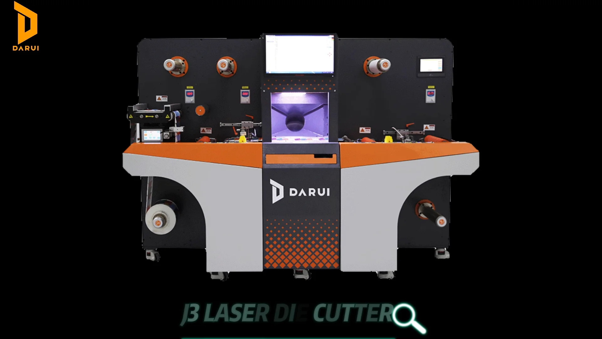Darui J3 Selfadhesive Label Digital Laser Die Cutting Machine Roll To