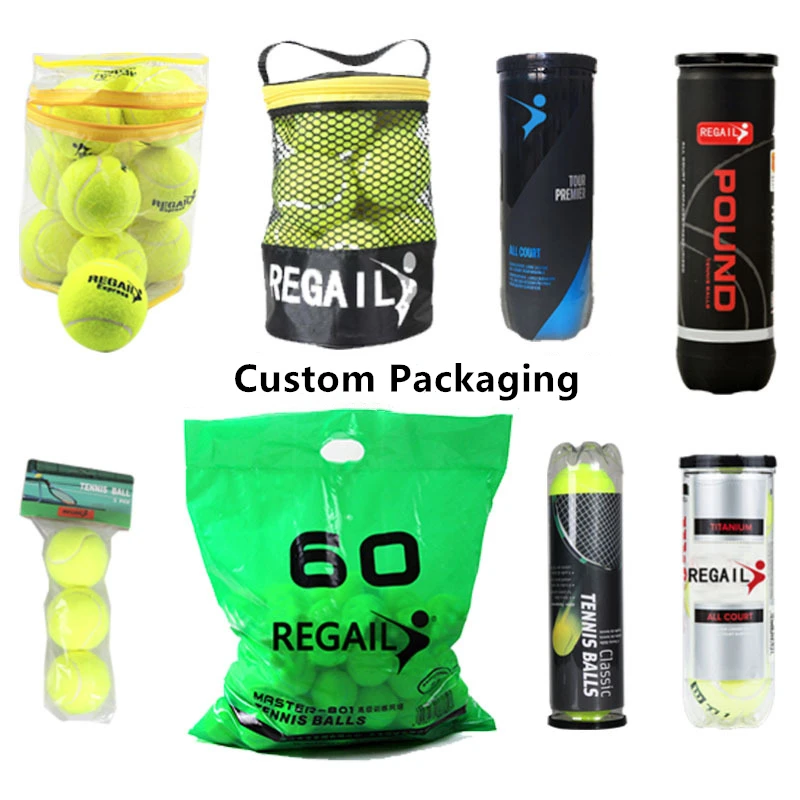 Профессиональные теннисные мячи с напечатанным логотипом от китайского производителя