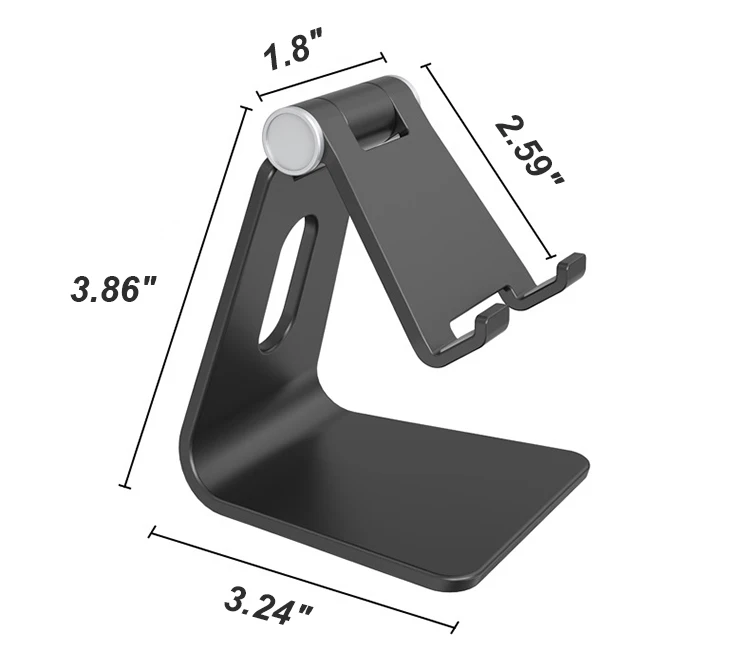 New Arrival Cheap ABS Plastic Desk Universal Cell Phone Holder Portable Waterproof Mobile Phone Stand