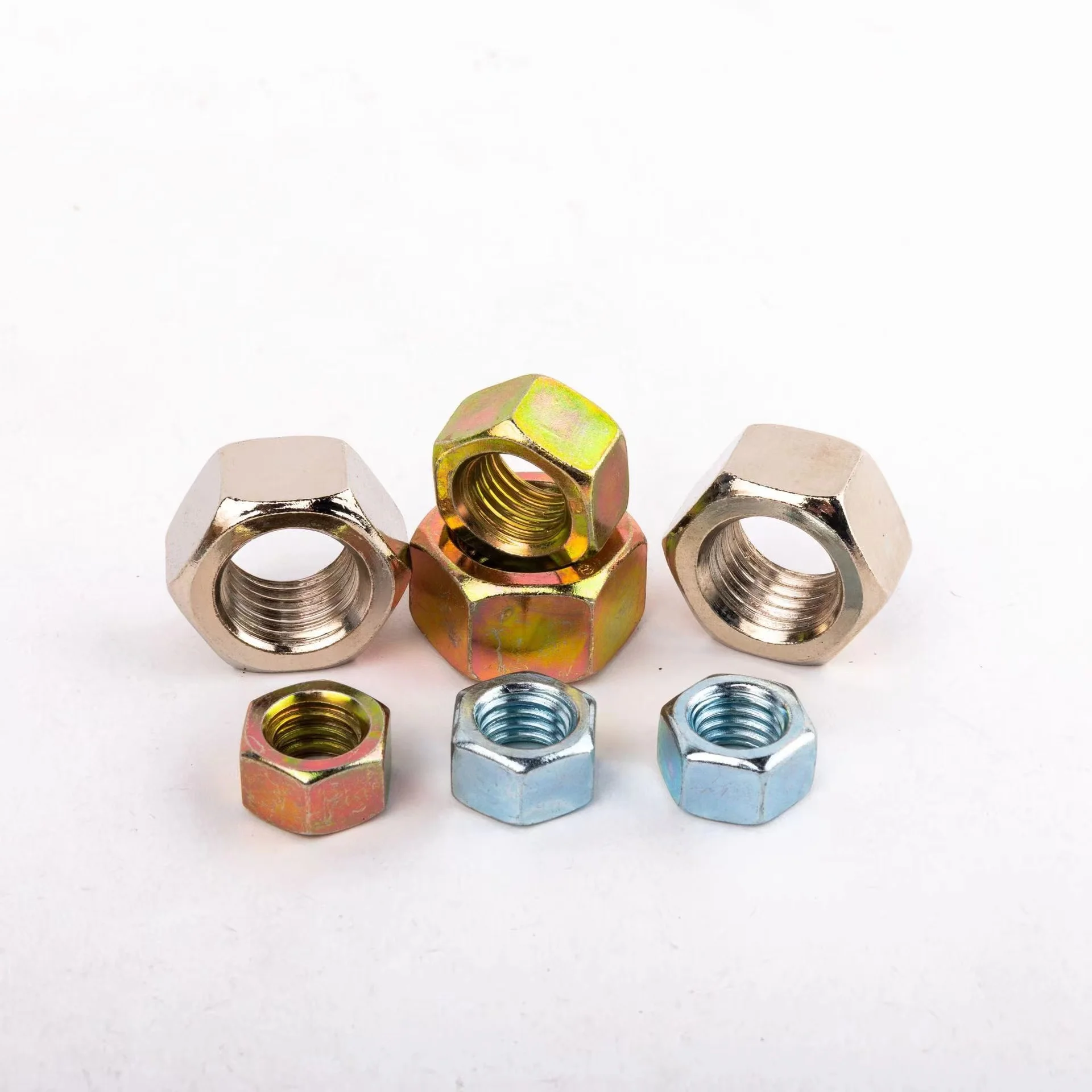 Hexagon Nut Carbon Steel 8.8 Grade Galvanized Nut Screw Cap
