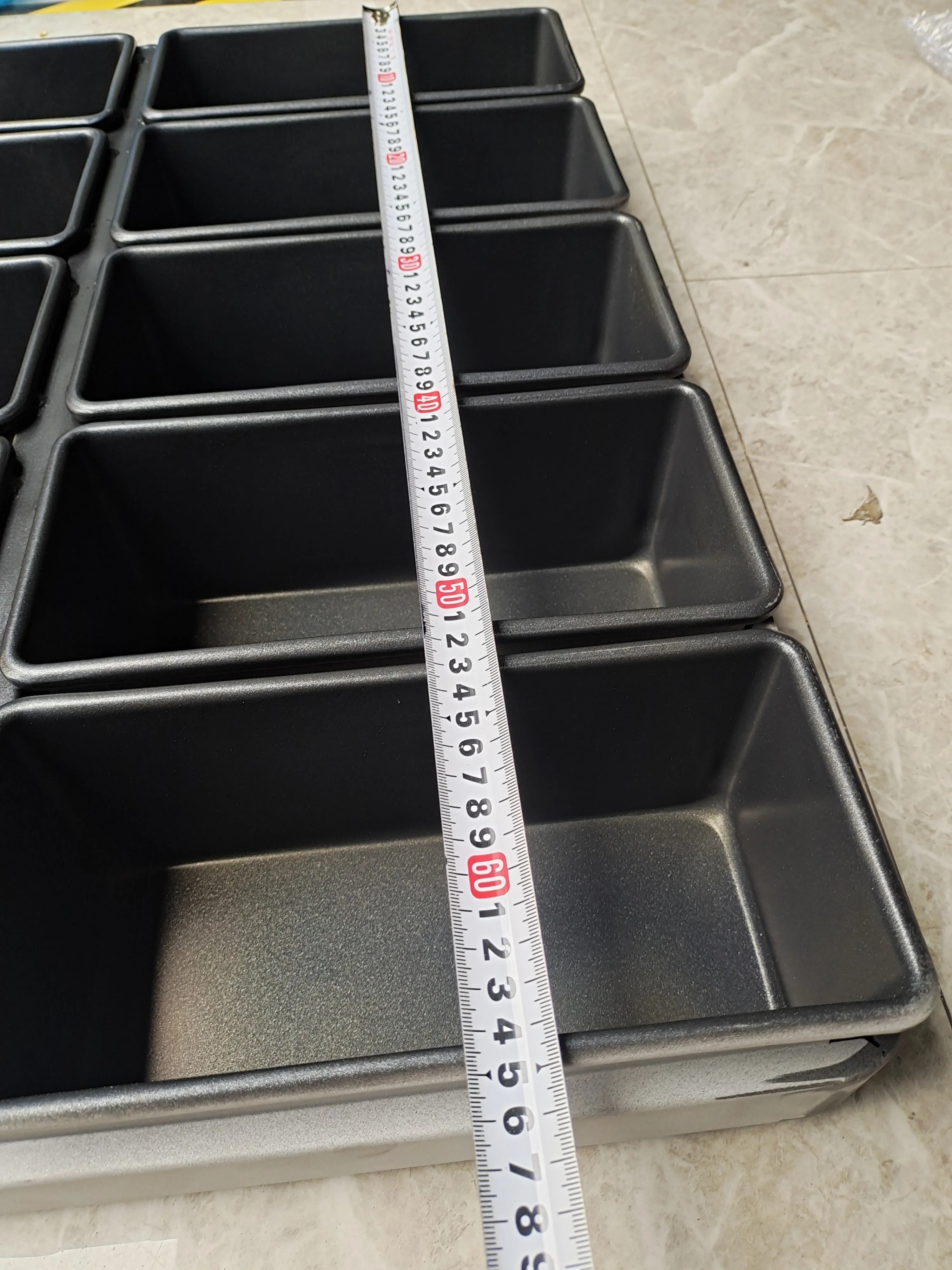 Customize Industrial Aluminized Steel Integral 5 Strap Bread Baking Loaf Pans Set Covers
