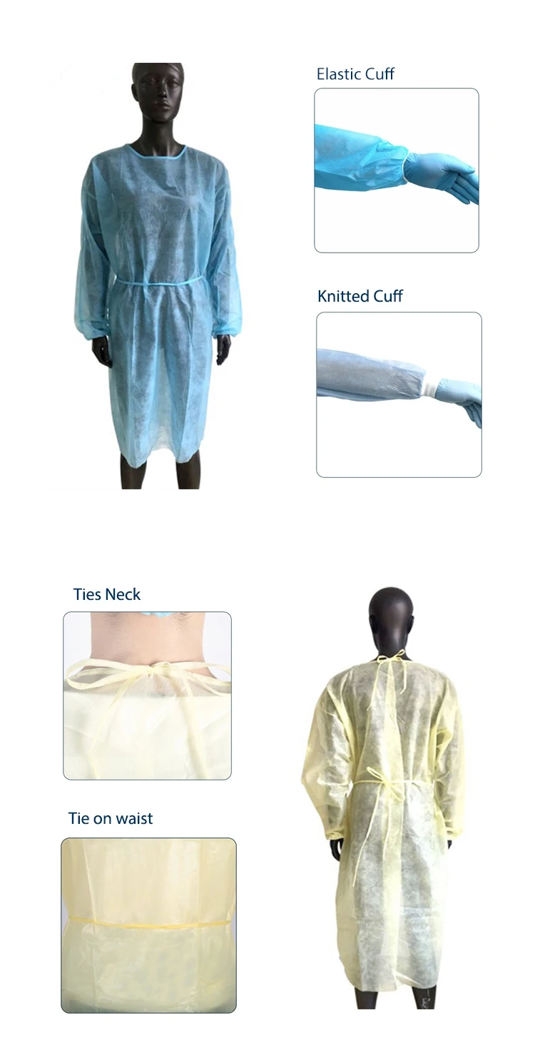 Cheap Non-Woven Green Aami Level 1 Isolation Gown Medium Xiantao Tnt Surgical Medical Disposable Isolation Gown - KingCare | KingCare.net