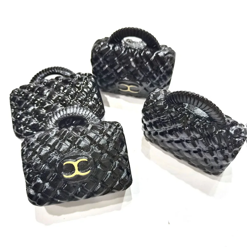 Source Custom fashion crystal bag Obsidian designer bag carving mini bag  crafts for gift on m.