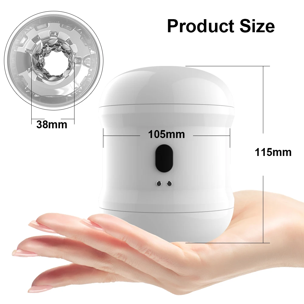 Factory Price Automatic Male Masturbator Vibration Sucking Machine Silicone Vagina Masturbation Cup Sex Toys Adult Goods for Men