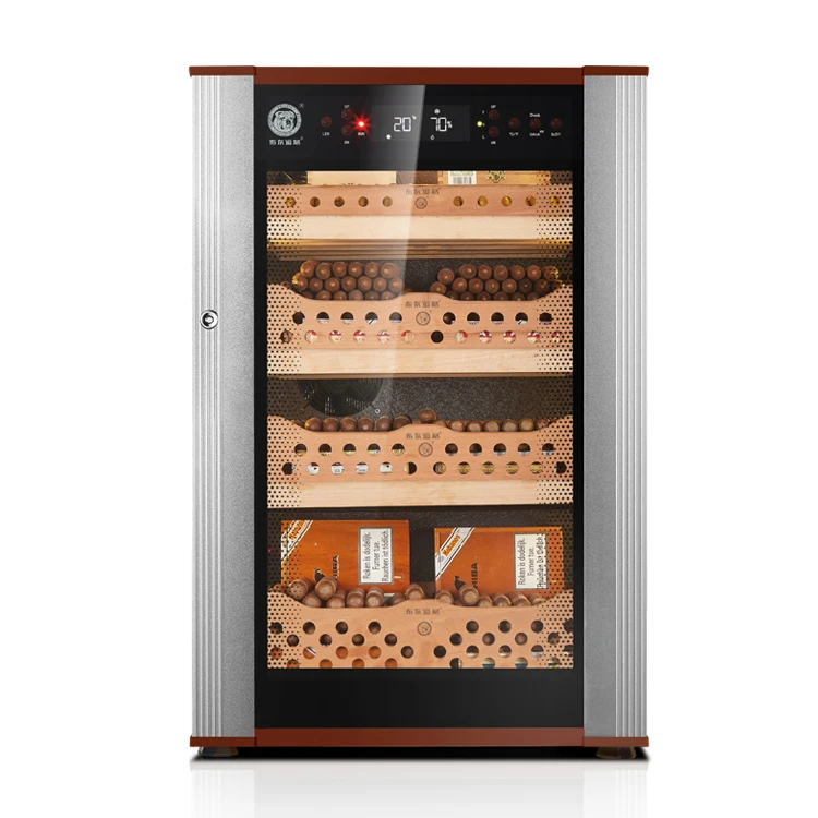Professional constant temperature and humidity cigar humidifier humidor cabinet display