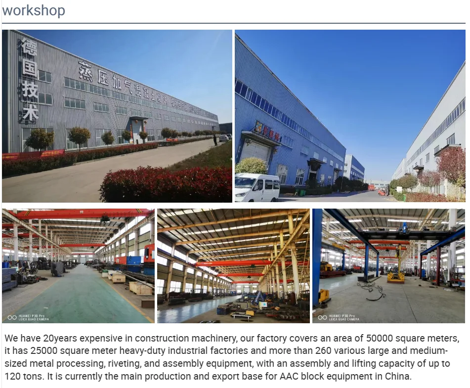 Fully Automatic Small Concrete Block Making Machine in Kenya AAC Machine Production Line