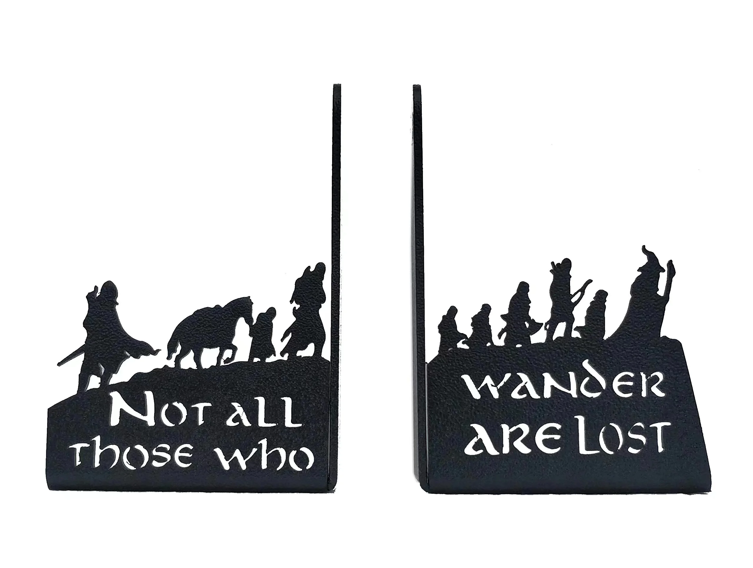 Креативный подарок Премиум сверхпрочная металлическая подставка для книг на офисном столе Декор дома Черный L-образный