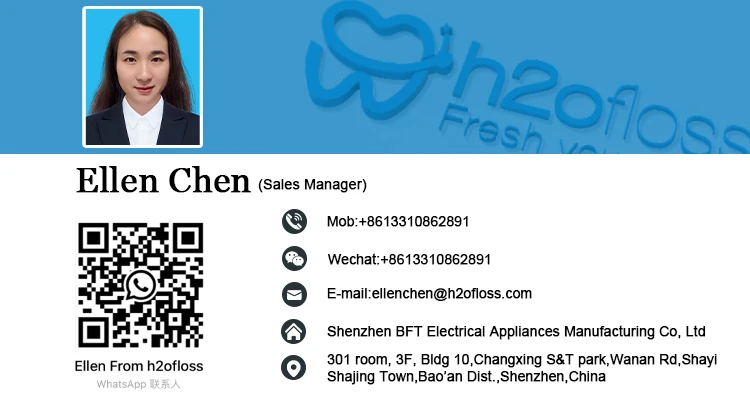 H2ofloss HF-3 Pro Countertop Water Flosser with 425ml Water Tank 50-150 PSI Water Pressure and 2500mAh Battery