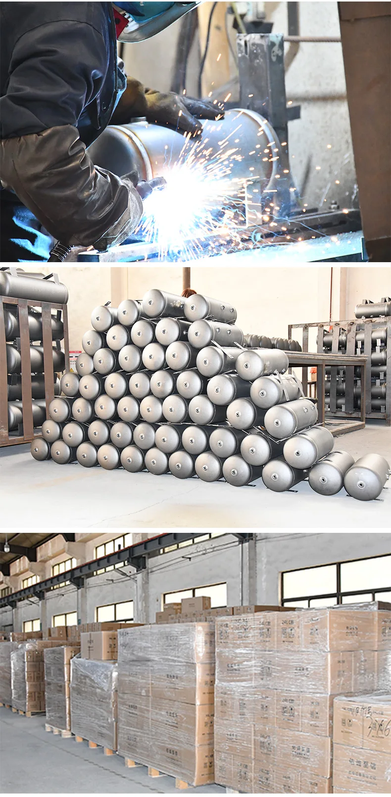 Small Air Tank Stainless Steel 304 YCZX 1L pressure tank Air Compressor Parts factory