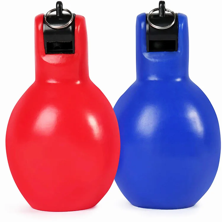 Factory Custom Hand Squeeze Whistle for Teachers Referees Customized Outdoor Sports Whistle for Adults and Kids