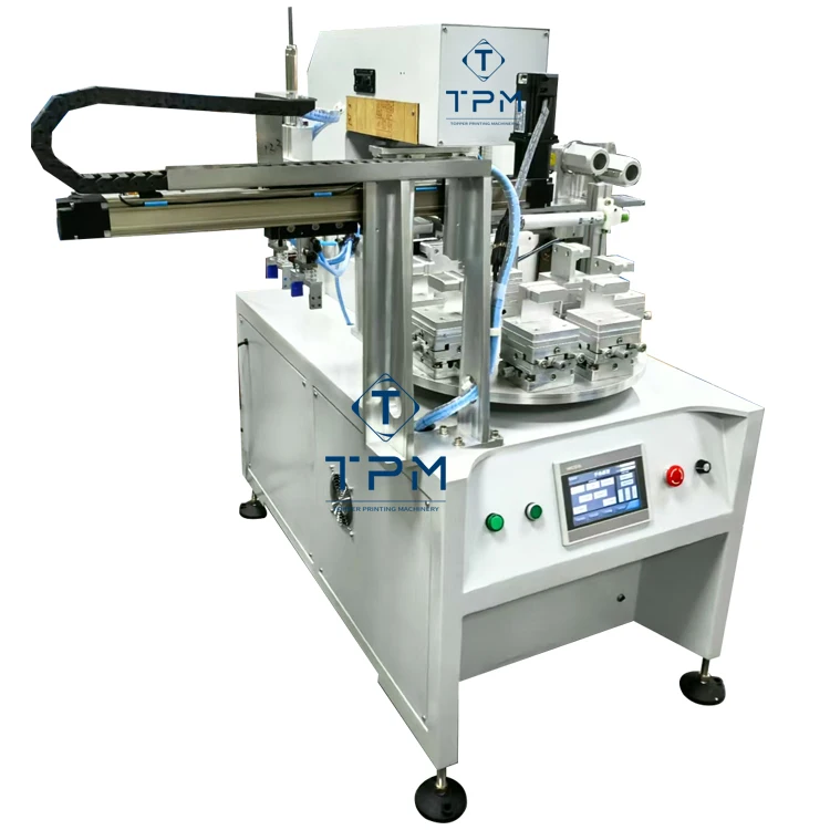 Semi Auto Custom Ink Tray 2 Color for Plastic Bottle Toys Power Bank logo Pad Printing Machine With Shuttle