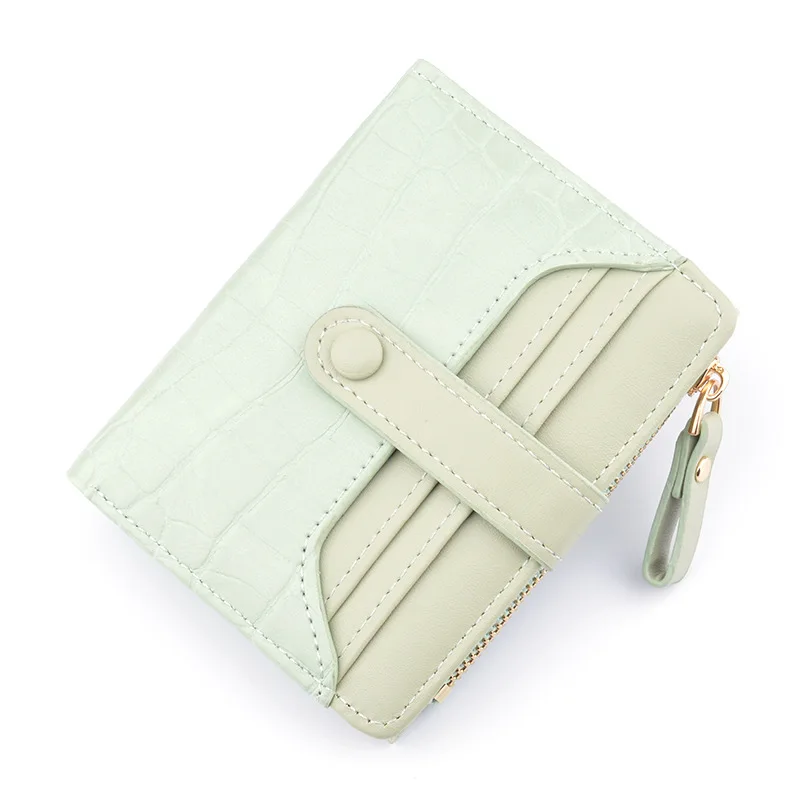 Free Sample Tiding Women Custom Color Saffiano Leather Card Holder