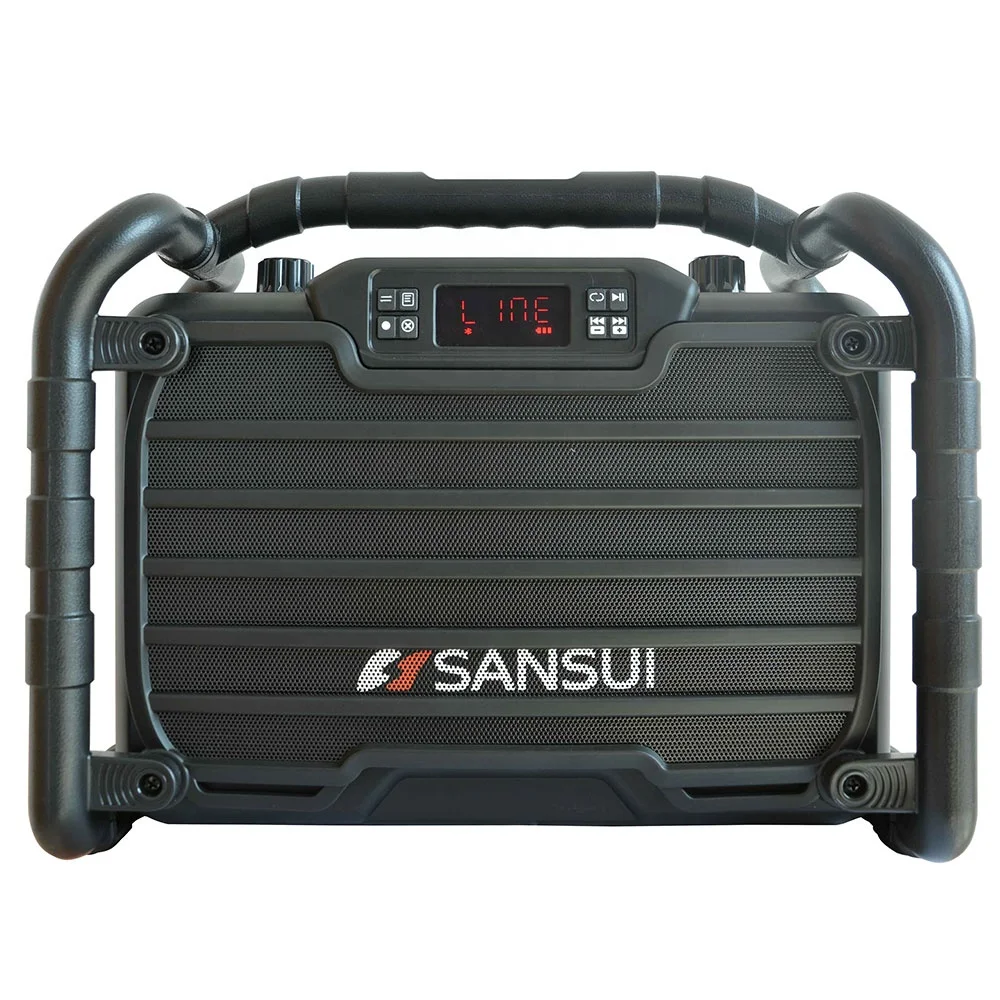 Sansui Private Inch Woofer Big Rechargeable Wireless Speaker  Waterproof Outdoor Wireless Portable Party Speakers