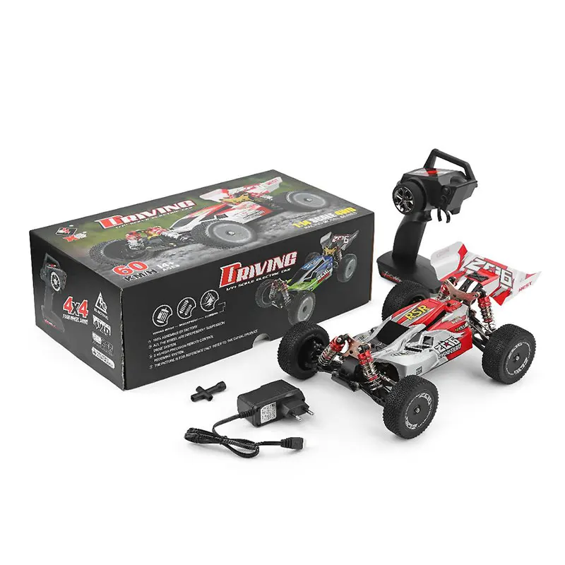【送料無料（一部地域を除く）】 144001 Wltoys 1/14 Rc Wltoys Speed High 60Km/H Alloy 4Wd ホビーラジコン