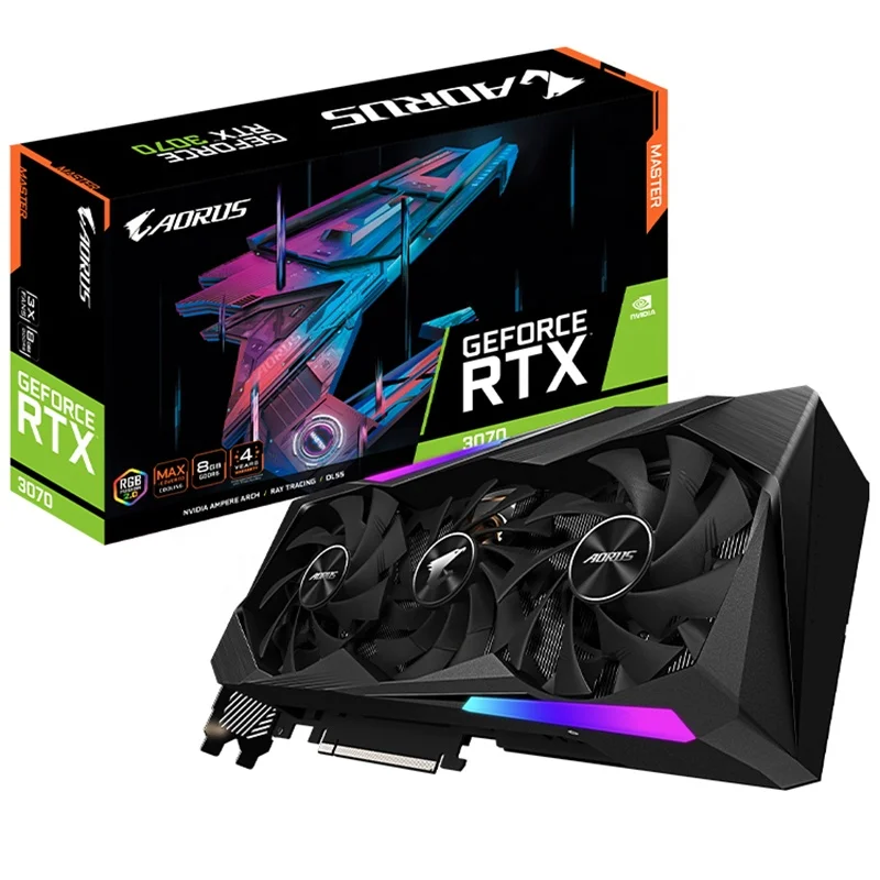 Видеокарта RTX 3070 3080 3090, Видеокарта Asus Rtx 3070 Vga RX 5700 6600 RX580 8 Гб Gpu 3070 ti, видеокарта