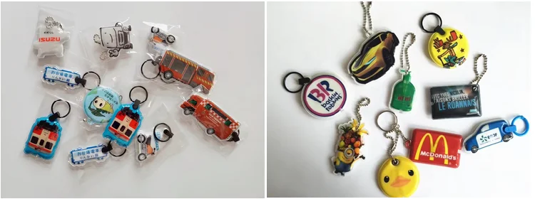 product-750-280 Wholesale Custom Led Keychain Laser Cut Plastic Keychain Pvc Led Reflective Clear Printed Anime Flashlight Promotional Keychains