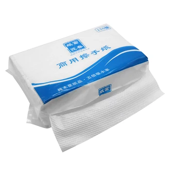 QINGSHE Wholesale Factory Paper Tissue 150 Sheets Kitchen 100% Virgin Pulp 1 PLY N/Z Multi Fold Hand Paper Towels For Commercial