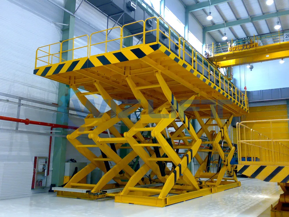 Customized Cargo Pallet Stationary Scissor Hydraulic Unloading System ...