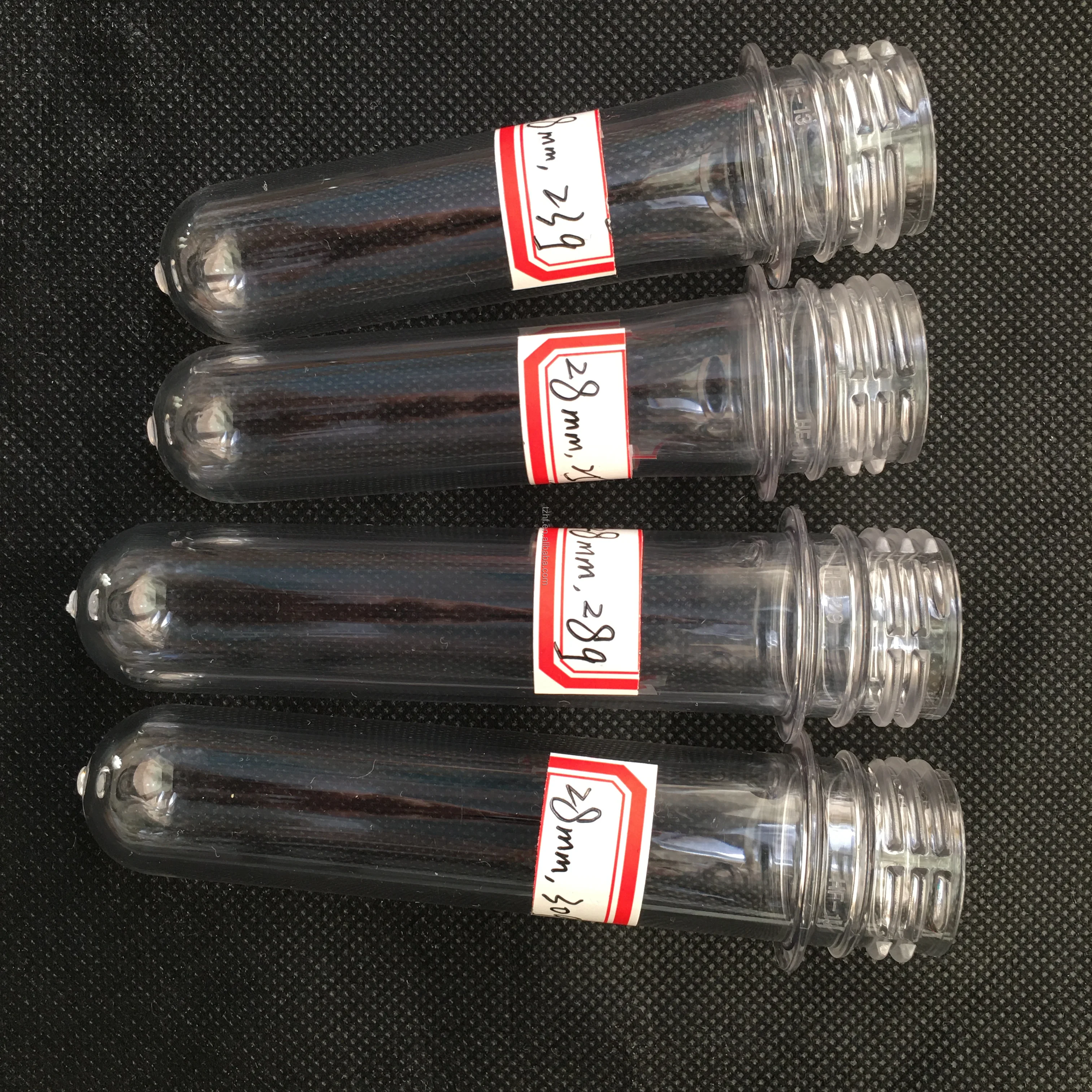 28mm Cold Filling Pet Bottle Preform Pco 1810 Preform Tubes For Water ...